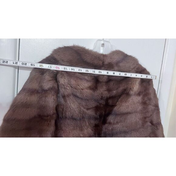THE FASHION SHOP VINTAGE BROWN MINK STOLE - Picture 11 of 15